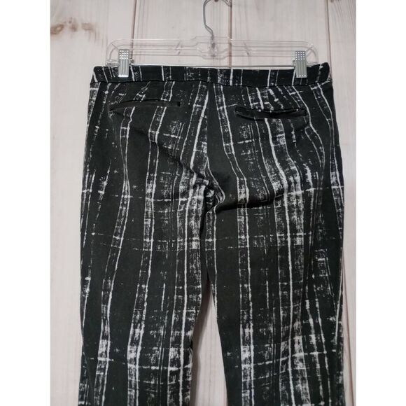 Banana Republic Pants Ladies 6 Petite Sloan Black White - Picture 4 of 9
